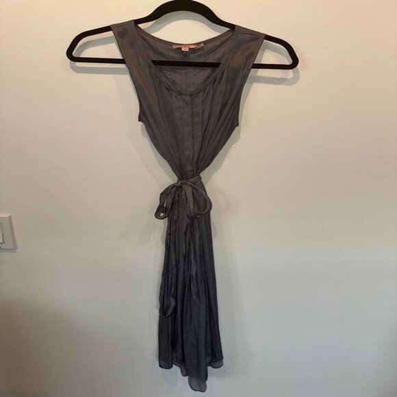 Calypso Silk Tie-Front Maxi Dress Size XS - Picture 1 of 3